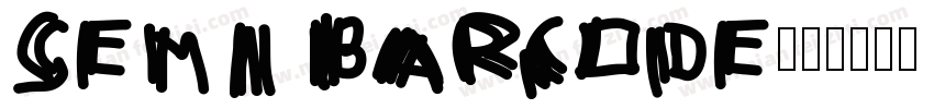 SEMI BARCODE字体转换